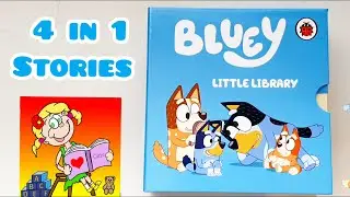 Bluey Little Library | Bluey Read Aloud Books - 4 Read Aloud stories by Gitte
