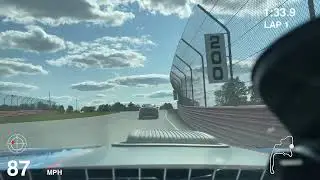 Mid Ohio race track my fast lap . 