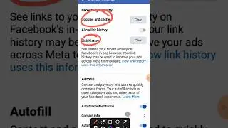 Facebook cookies and cache removed #shortfeed #shortsfeed #facebook #youtubeshorts