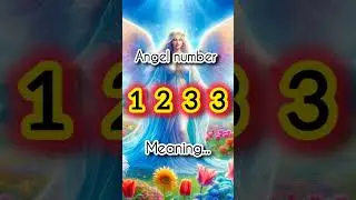 Angel number 1233 meaning. #hindi #angelnumbers #1233