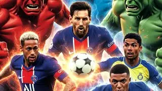 Messi vs Ronaldo vs Hulk | Ultimate Superhero Football Battle