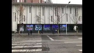 mClear LED Transparent Display for Big Glass Window
