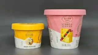 China Supplier Tamper Evident In Mold Label(IML) Printing Plastic Yogurt Packaging PP Cups