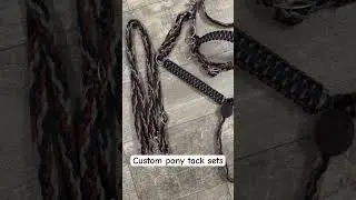 Custom pony and mini tack sets.  You choose the colors! #ponytack #sheltandpony #minihorse