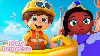 Row Row Row Your Boat with Crocodile | 🐑Baa Baa Black Sheep Song + Kids Cartoon | Funny Cartoon | P