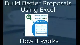 Professional Proposals using Excel How it Works