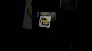 Amazing Car Gift Drawing of Volkswagen Scirocco In Yellow With Acrylic Frame😍 #shorts