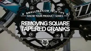 Remove square tapered BMX cranks (How To)