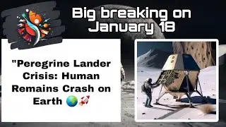 Space Crisis: Peregrine Lander Fails, Human Remains Headed for Earth Impact! 🌌🚀