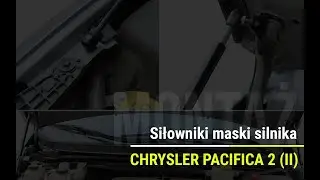 Montaż Siłownik&oacute;w Maski CHRYSLER PACIFICA 2 II Tlumiče Kapoty Amortizoare capota Motorhaubend&auml;mpfer