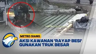 Terekam CCTV! Aksi Kawanan Pencuri Besi di Setia Budi Bandung - [Metro Siang]