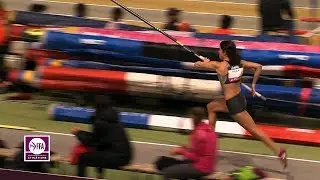 Aubi&egrave;re 2015 : Saut &agrave; la perche F (Marion Fiack avec 4,60 m)
