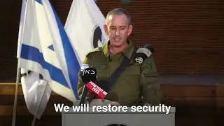 Important statement from the IDF Spokesperson, RAdm  Daniel Hagari on Oct  8