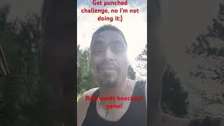 Backwards knockout game. #getpunched #punchintheface #fearisnotatrait #alaskaliving