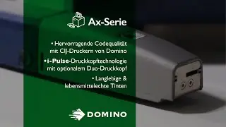 Continuous-Inkjet-Drucker der Ax-Serie: Zuverlässig & vielseitig einsetzbar | Domino Deutschland