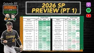 Bubba & the Bloom EP 313 - 2026 Starting Pitching Preview PT1
