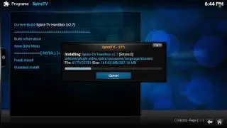 Update Spinz TV in Kodi 16.1