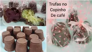 💕Como fazer TRUFAS no copinho de CAFÉ/ Econômicas e deliciosas.💕