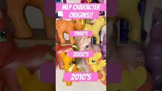 MLP G4 origins!! Generation 1 and Generation 3 ponies that became Generation 4! My little pony LORE