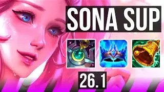 SONA & Lucian vs SORAKA & Caitlyn (SUP) | EUW Diamond | 26.1