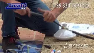 Sostituzione vecchia lampada PAR56 con nuova lampada Seamaid Ecoprof