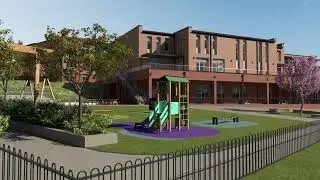 3-19 Abergavenny School Fly-Through