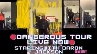 Daron Jackson Dangerous Tour Live in Rome, Italy Road to 500 Subscribers *🔴LIVE NOW🔴* Rome, Italy