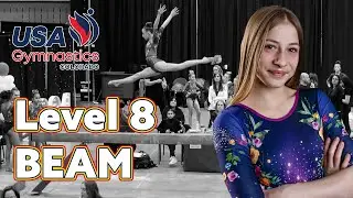 2024 USA Gymnastics Colorado State Meet - Emersyn Level 8 Balance Beam  | Colorado Aerials