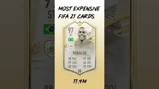 Most expensive Fifa 21 cards #shorts