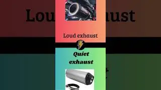Quiet Exhaust vs Loud Pipes - What's BEST for Your Ride? #exhaustsound