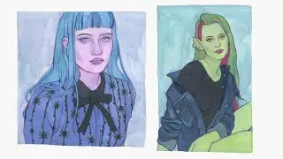 рисую монстров и говорю о всяком (eng sub)