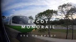 Transportation and Ticket Center to Epcot on Monorail Lime at Walt Disney World Resort Orlando Flori