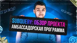 SubQuery - ОБЗОР ПРОЕКТА: ТОКЕНОМИКА, АМБАССАДОРСКАЯ ПРОГРАММА. БУДУТ ЛИ ИКСЫ?