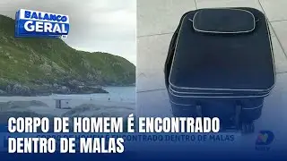 Corpo de homem é encontrado dentro de malas na Praia do Santinho