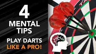 4 Mental TIPS To Play Darts LIKE A PRO! 🎯