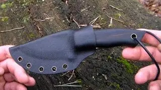 Handgemachtes Messer| Outdoormesser | Messermacher Stefan Mattner | Kydex | Ebenholz
