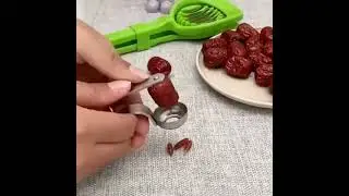Simple and easy way to Dates seed remover and cutter