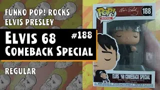 Funko Pop Rocks - Elvis Presley - Elvis 68 Comeback Special - 188 // Just One Pop Showcase