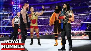 FULL MATCH - Veer Mahaan & Roman Reigns vs Kevin Owens & Austin Theory - WWE Royal Rumble 2022