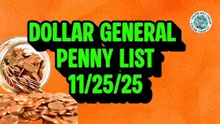 Dollar General Penny list November 25th