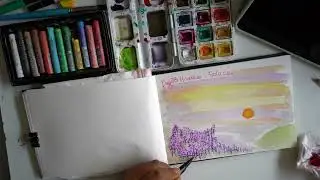 Art Journaling with Flowers | Day 28 Heather