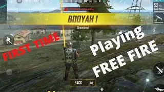 FIRST TIME PLAYING FREE FIRE|RJ CASH|#FREE_FIRE|#BOOYAH