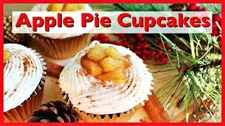 Easy Apple Pie Cupcakes | Vegan Recipe | Apple Topping