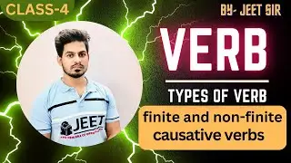 Verb in English grammar || finite and non- finite || causative verbs || JEET SIR #rpsc
