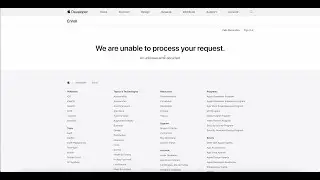 We are unable to process your request  An unknown error occurred
