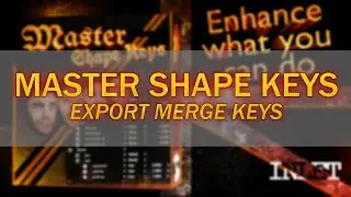 Export Merge Keys - Master Shape Keys - Blender Addon