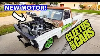 Blown Big Block Chevy E 85 Dyno and Burnout (Cleetus and Cars Texas Prep)