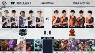 IMPUNITY KH vs BURN GAMING Game 1, MPLKH Season 1