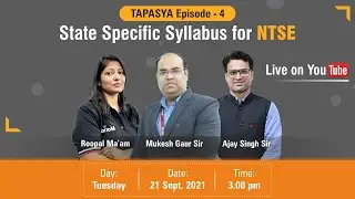 State-Specific Syllabus for NTSE❗