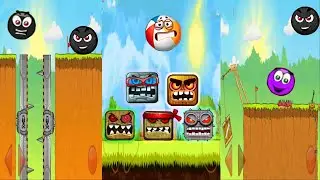 BALL FRIEND VS BLACK BALL HERO 3 VS FUSION RED HERO BALL 3 EPIC BOSS BATTLE GAMEPLAY